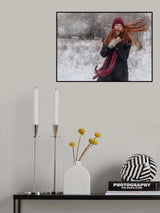 snow girl Poster och Canvastavla