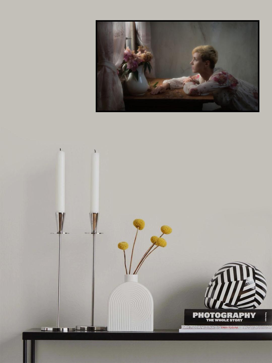 at the window Poster och Canvastavla
