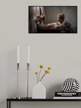 at the window Poster och Canvastavla