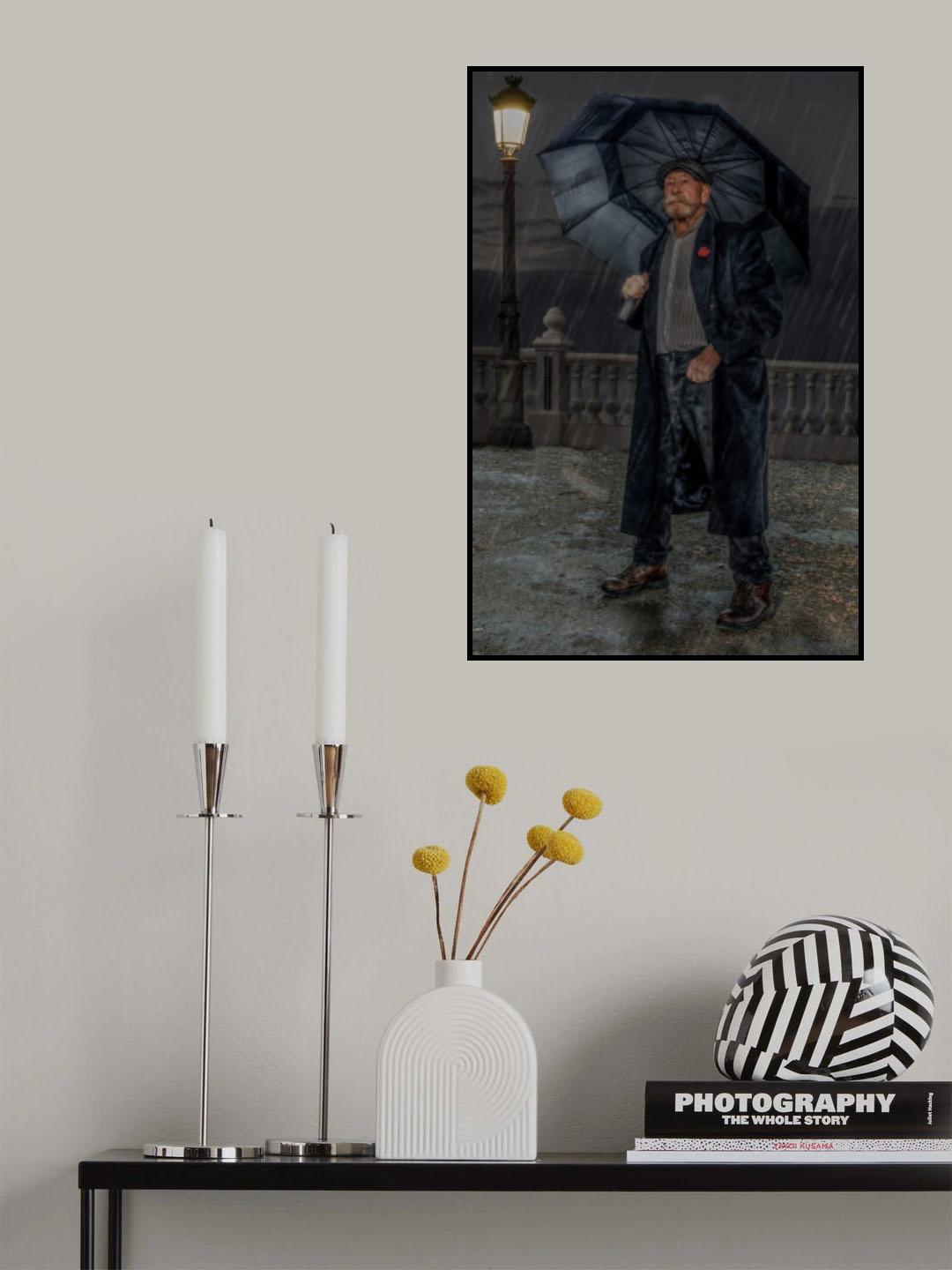 Wet evening Poster och Canvastavla