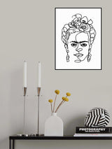 Frida Made Me Poster och Canvastavla