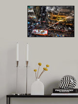 Fire Accident Poster och Canvastavla
