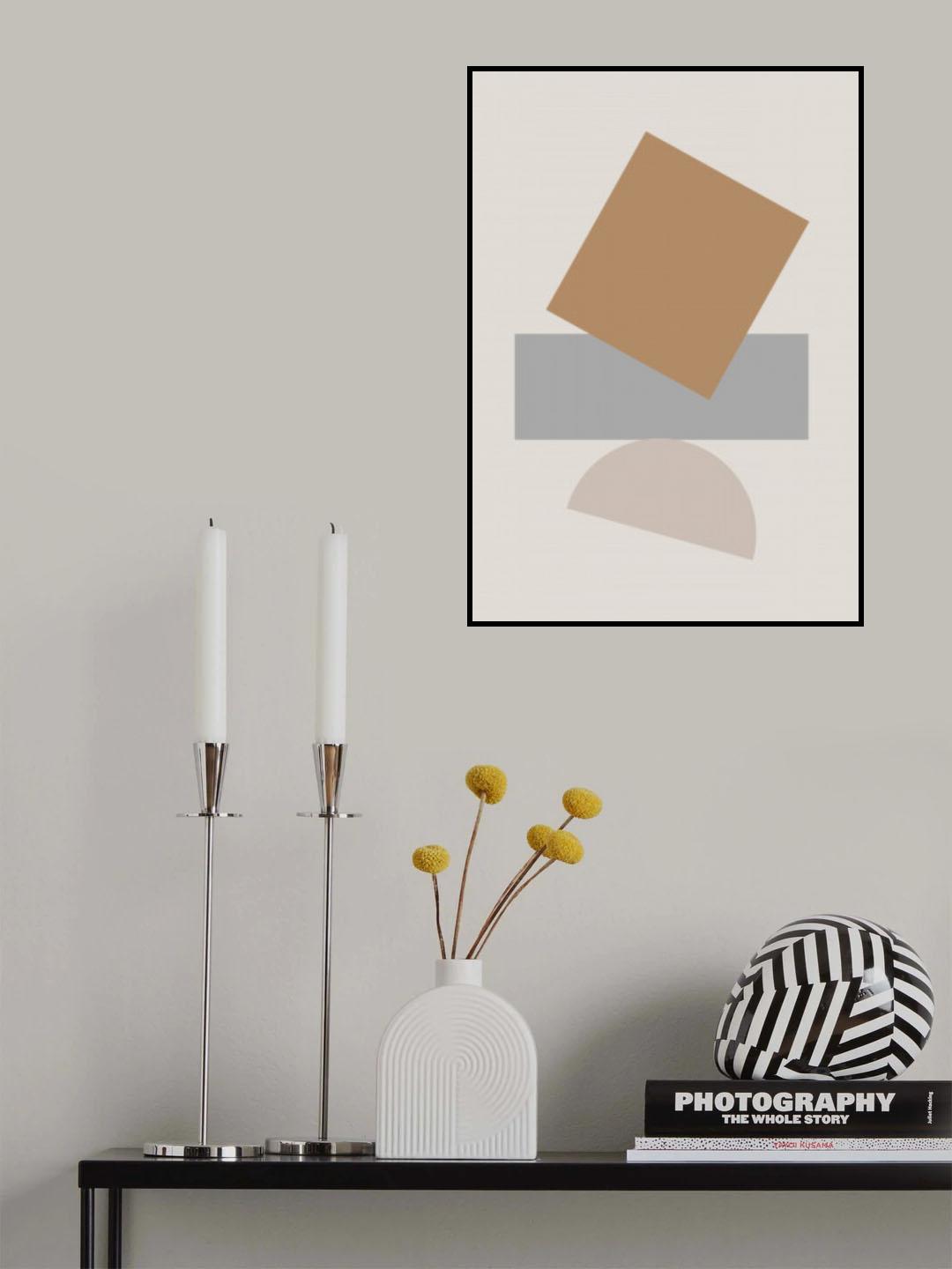 Contemporary Abstract 14 Poster och Canvastavla