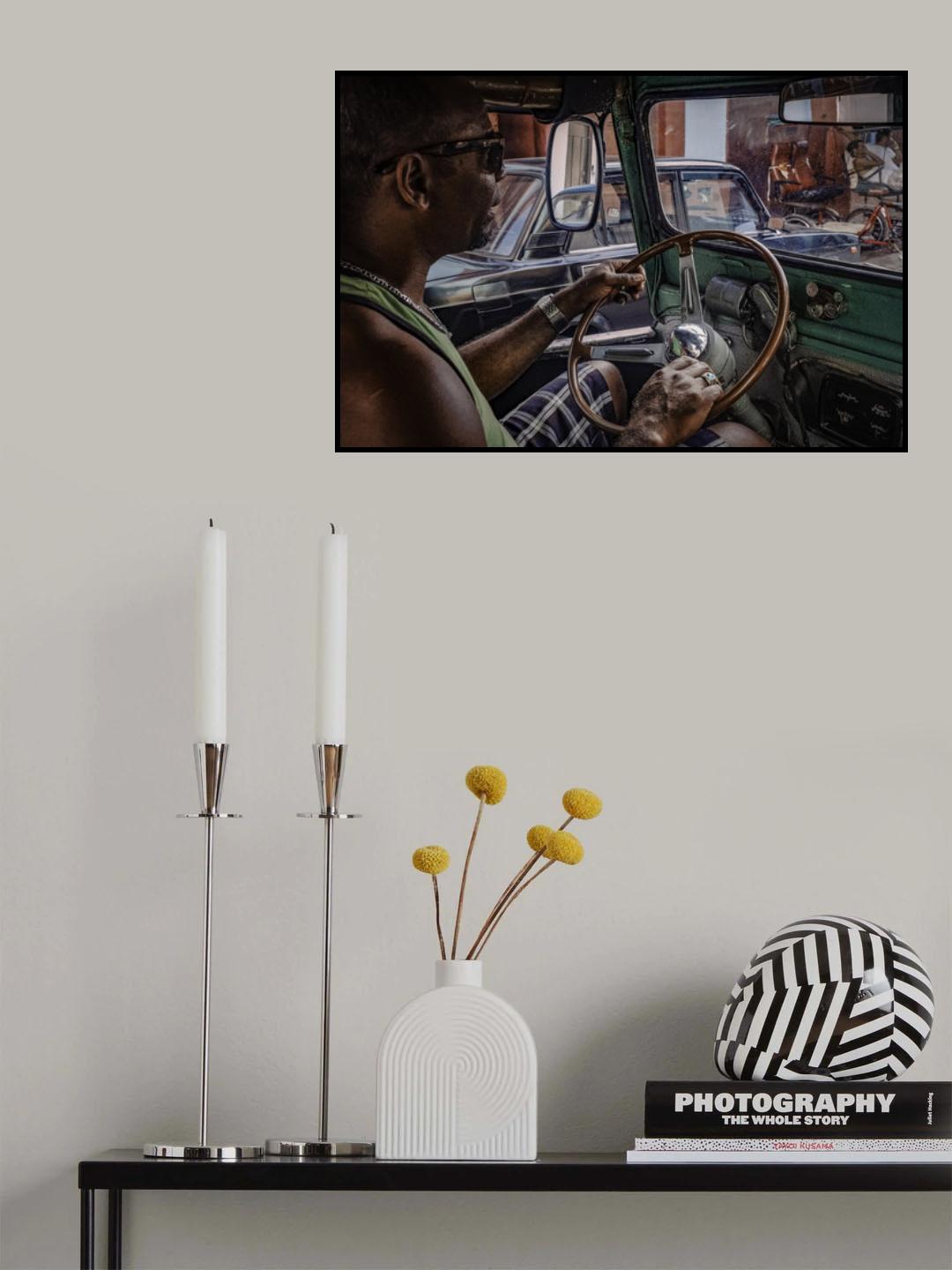 Taxidriver Poster och Canvastavla