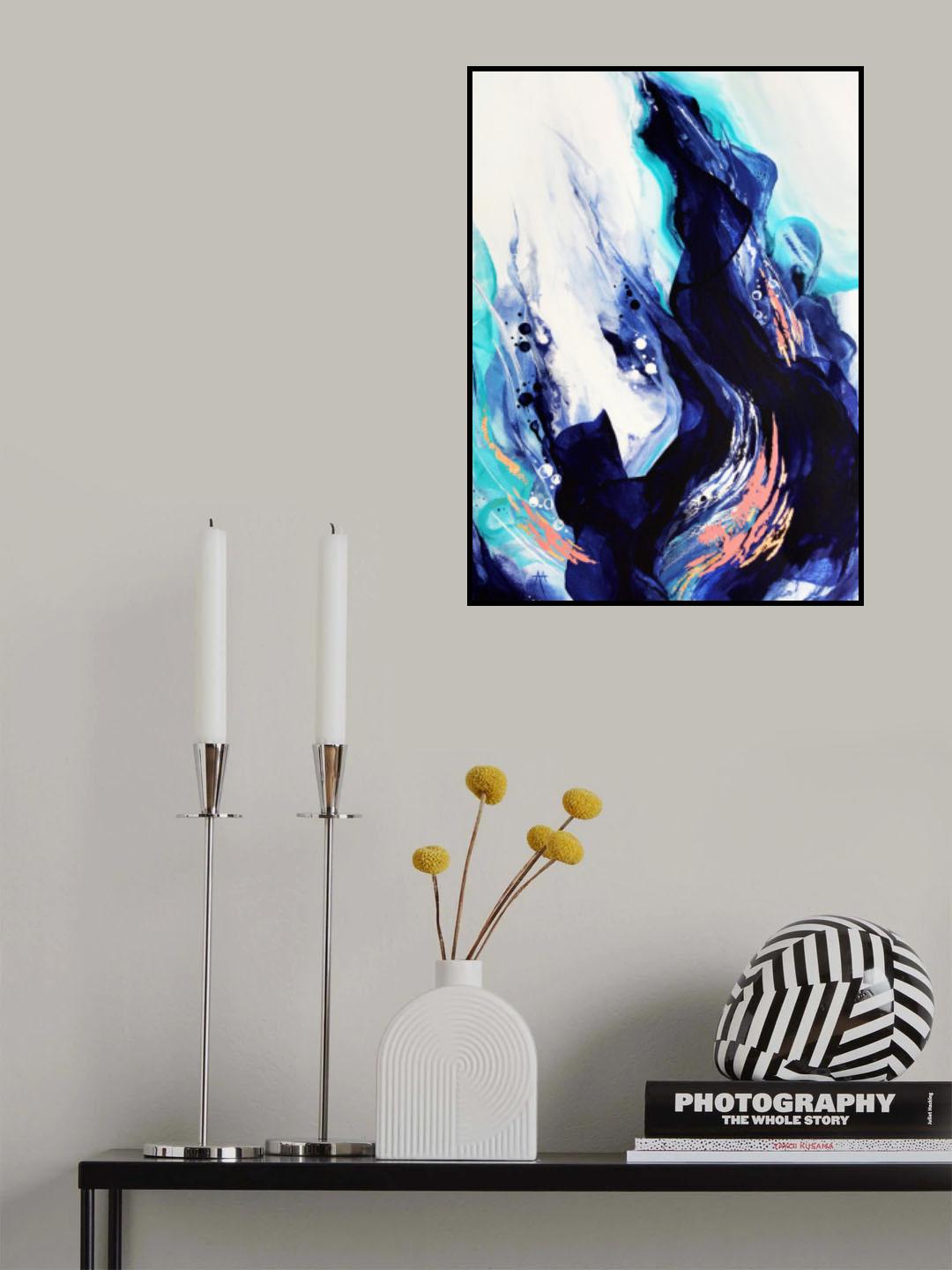 Crashing Wave Poster och Canvastavla