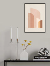 Retro Geometric IV Poster och Canvastavla