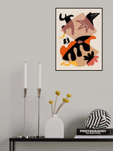 Organic Hand Drawn Shapes Poster och Canvastavla