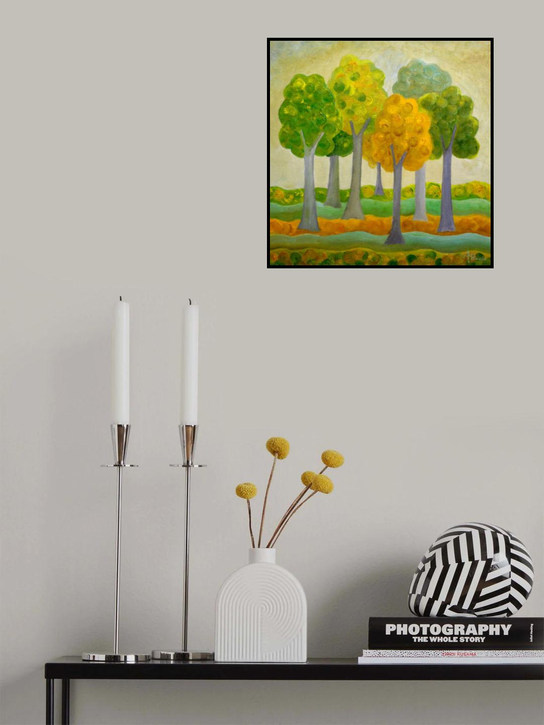 Green On Green Poster och Canvastavla
