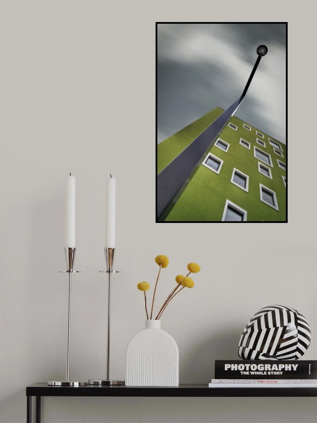 House with lamp Poster och Canvastavla