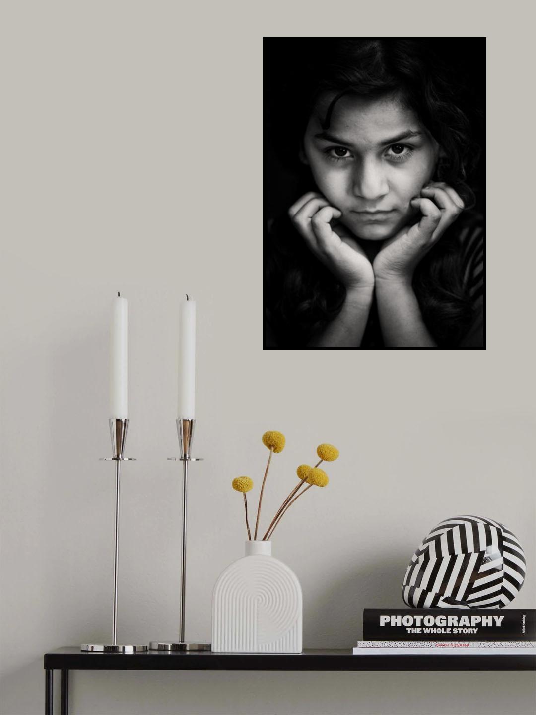 Palestinian little girl Poster och Canvastavla