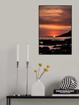 Orange Sunset Poster och Canvastavla