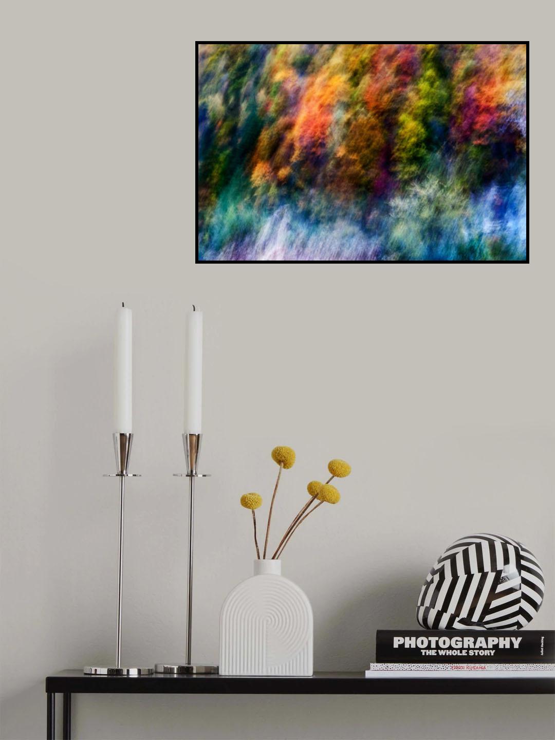COLORFUL FOREST Poster och Canvastavla