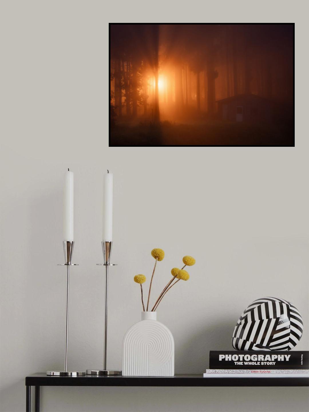 Light in the Mist Poster och Canvastavla