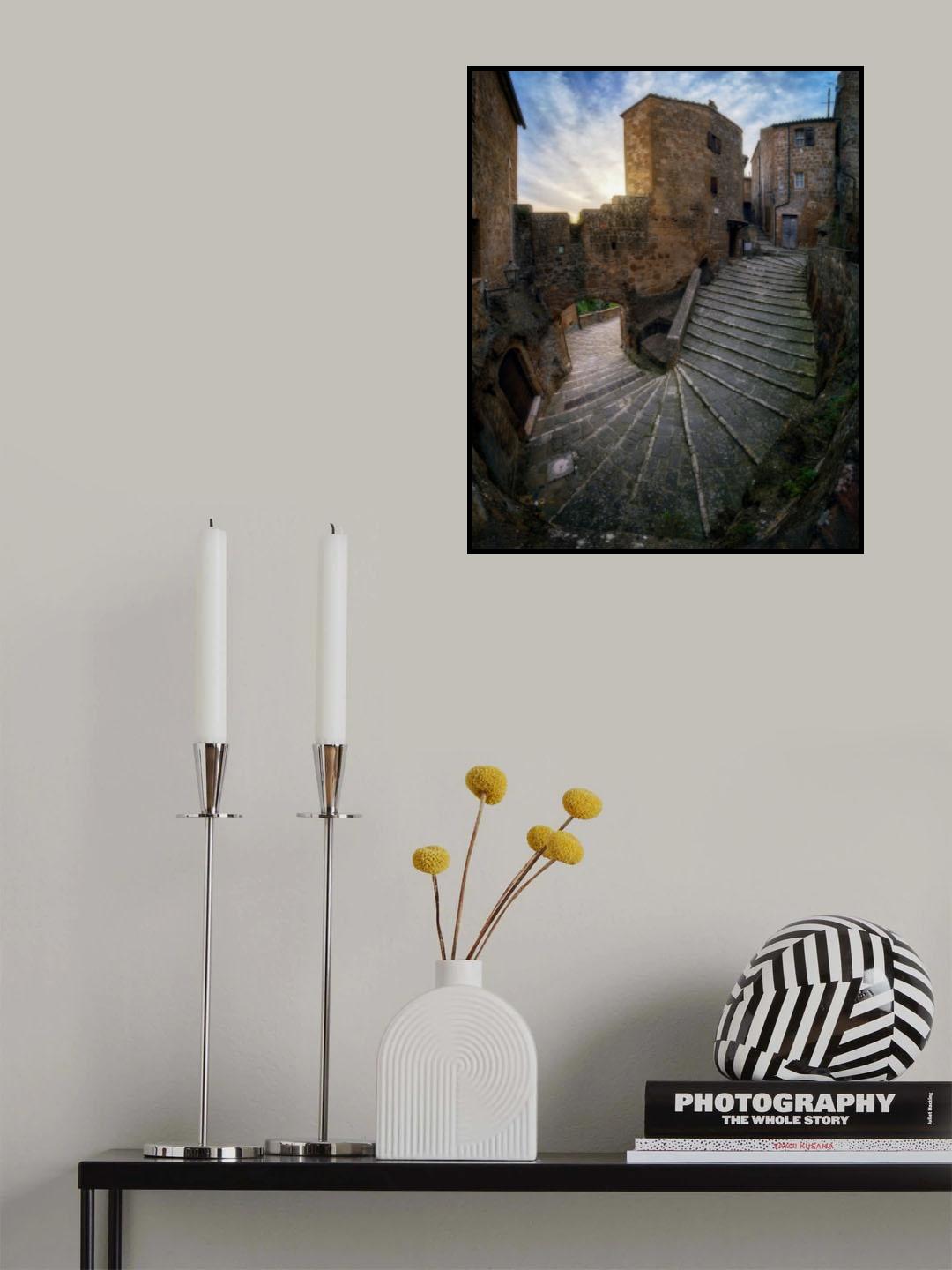 Pitigliano II Poster och Canvastavla