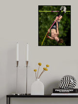 The Intrepid Pole Vaulter Poster och Canvastavla