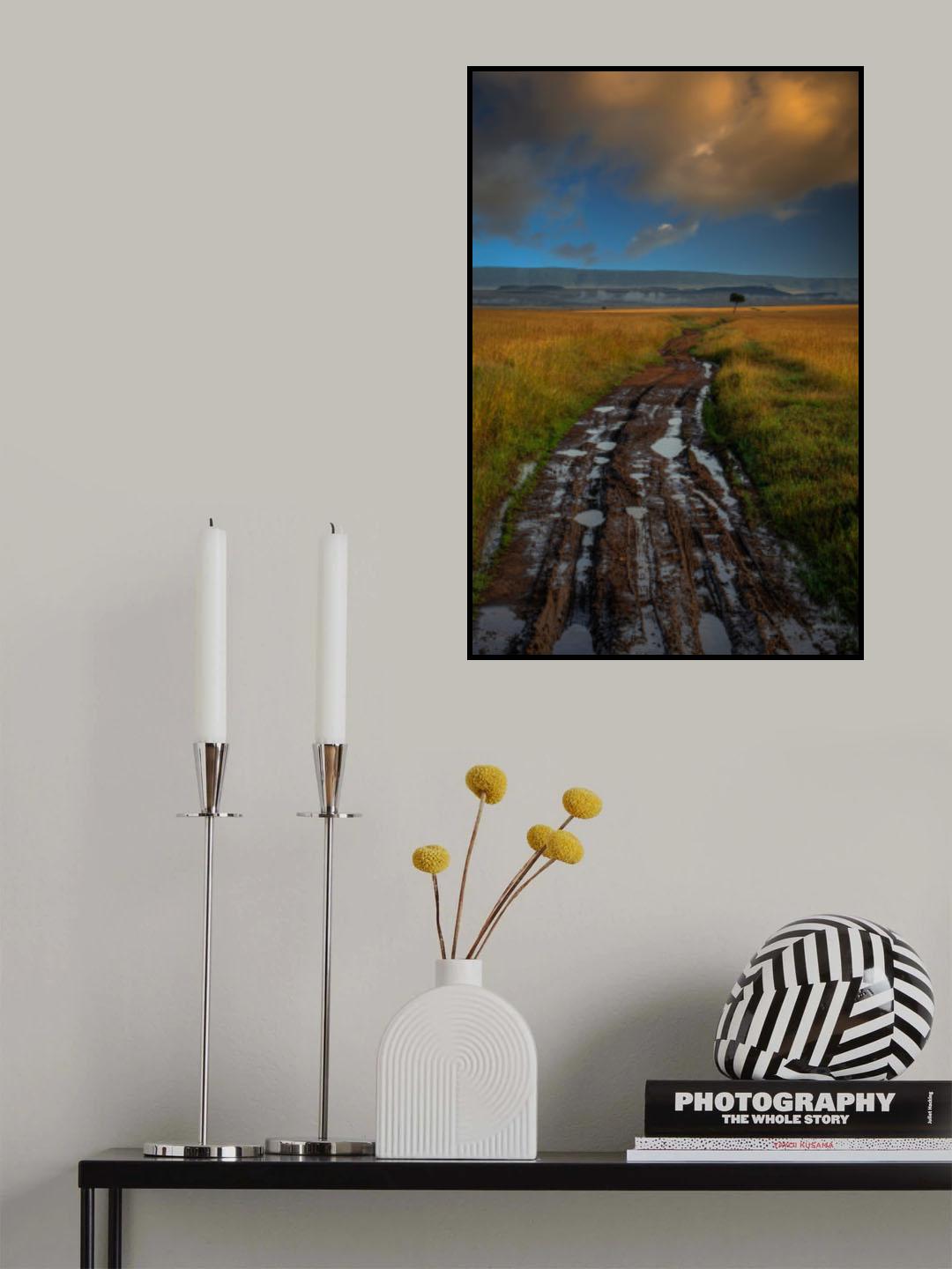 keep going even if it is a hard way Poster och Canvastavla