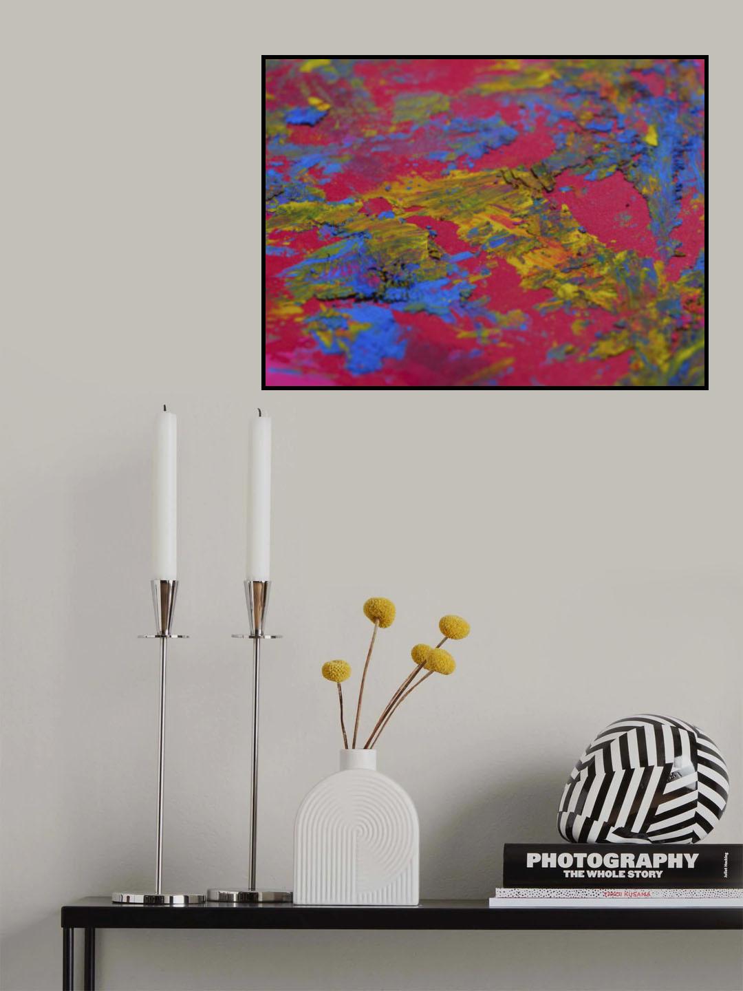colored paints Poster och Canvastavla