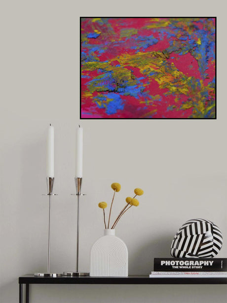 colored paints Poster och Canvastavla