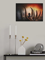 Mundari tribe Poster och Canvastavla
