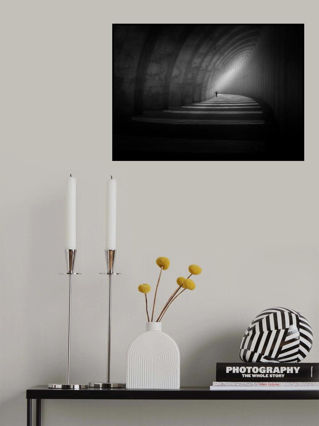 fighting the dark Poster och Canvastavla