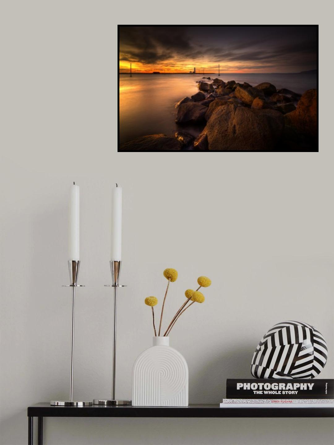... golden light Poster och Canvastavla