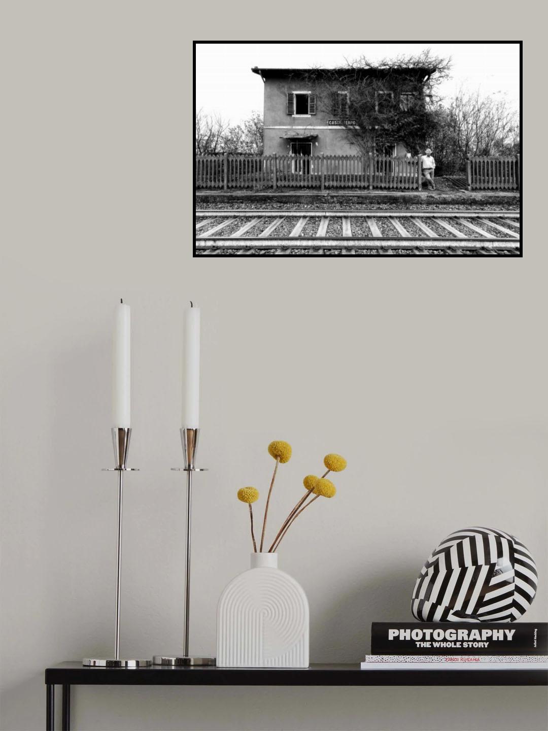 The station of Castelferro Poster och Canvastavla