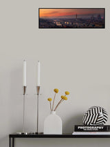 Florencia Sunset skyline Poster och Canvastavla