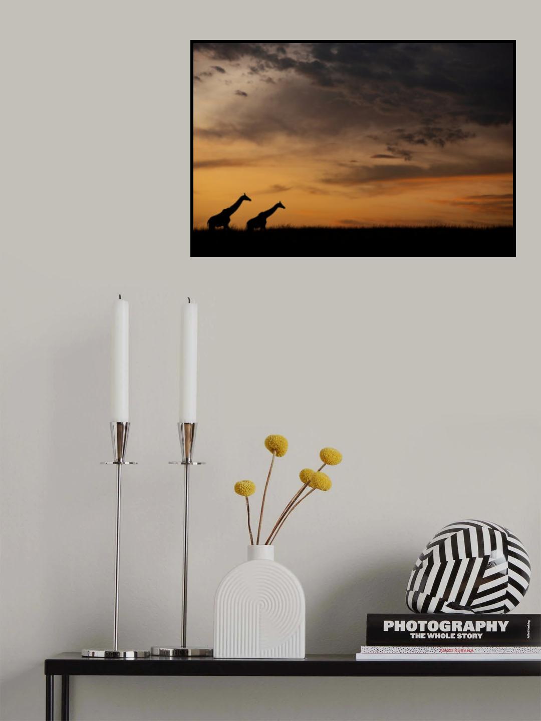 silhouette Poster och Canvastavla