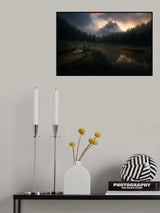 The Morning Red Poster och Canvastavla