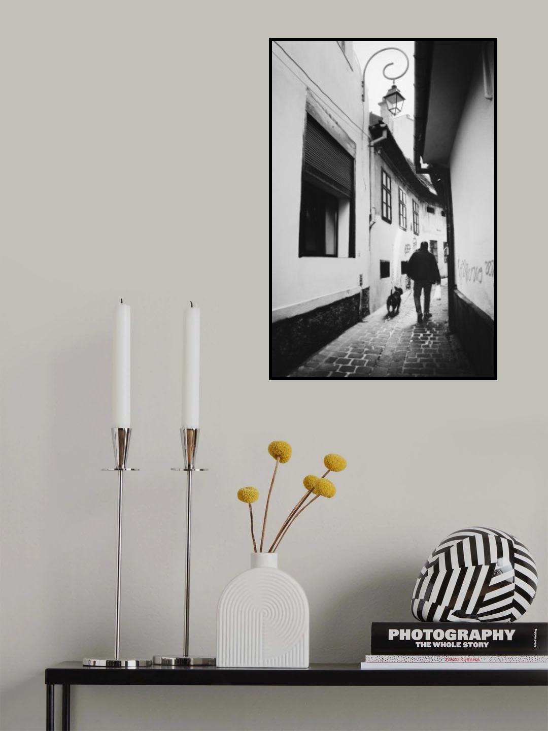 Walking down the street Poster och Canvastavla