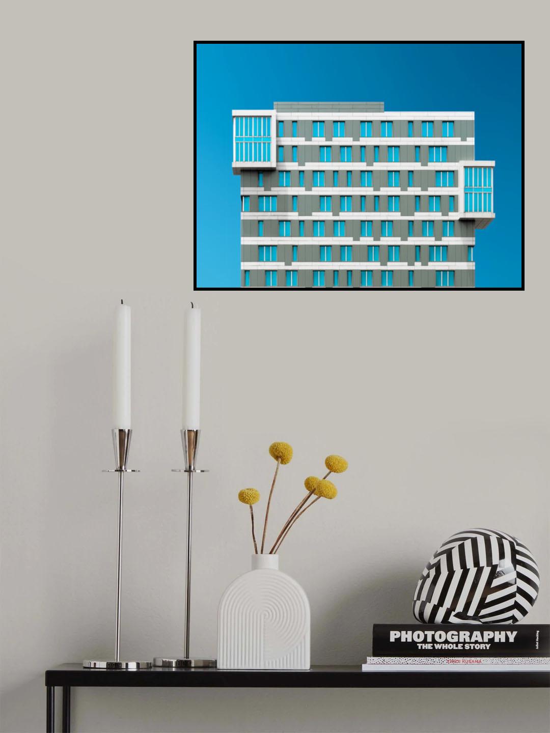 Blue Windows Poster och Canvastavla