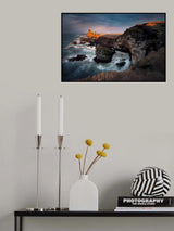 Lóndrangar, Iceland Poster och Canvastavla