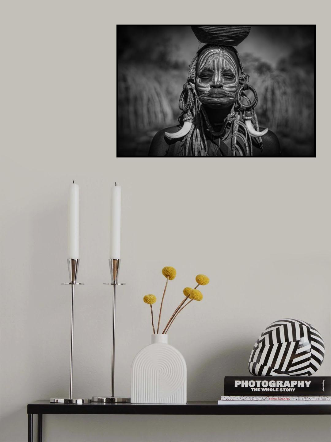 NO Mursi Poster och Canvastavla