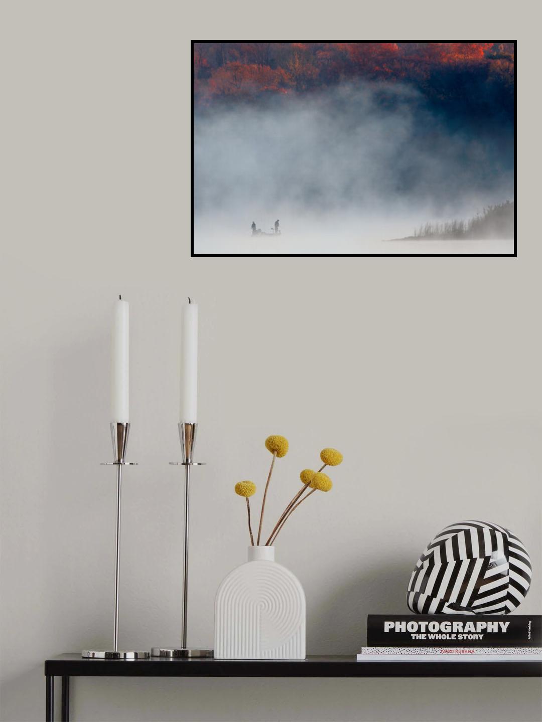 Misty Lake #6 Poster och Canvastavla