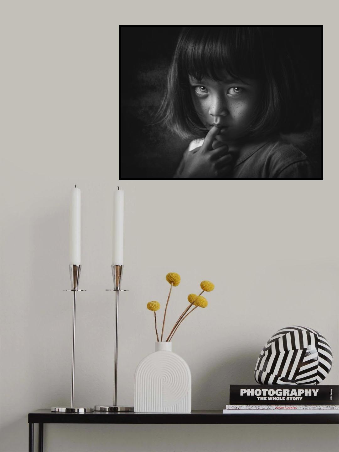 portrait of neneng II Poster och Canvastavla