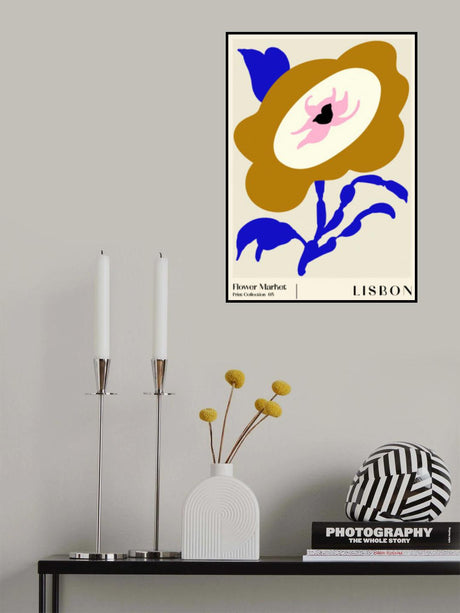 Flower Market. Lisbon Poster och Canvastavla