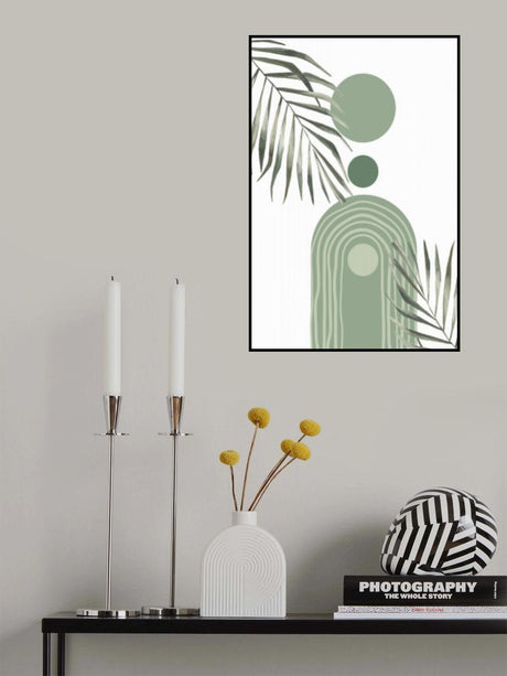 Green Boho 2 Poster och Canvastavla