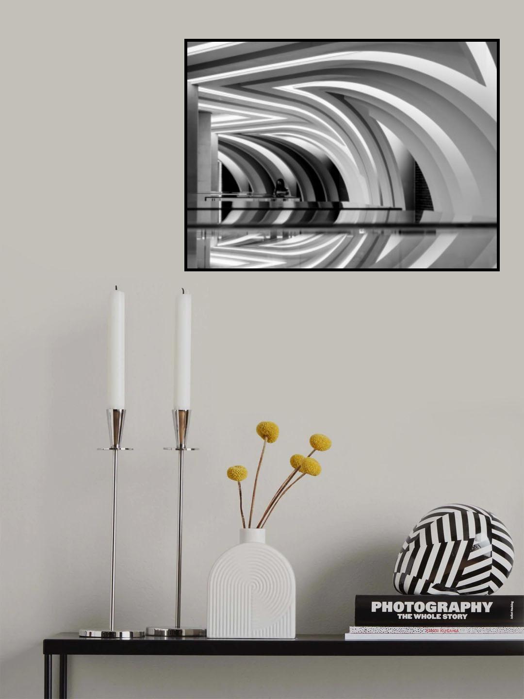 curved Poster och Canvastavla