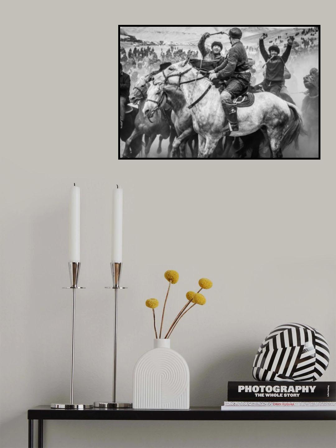 Buzkashi Poster och Canvastavla