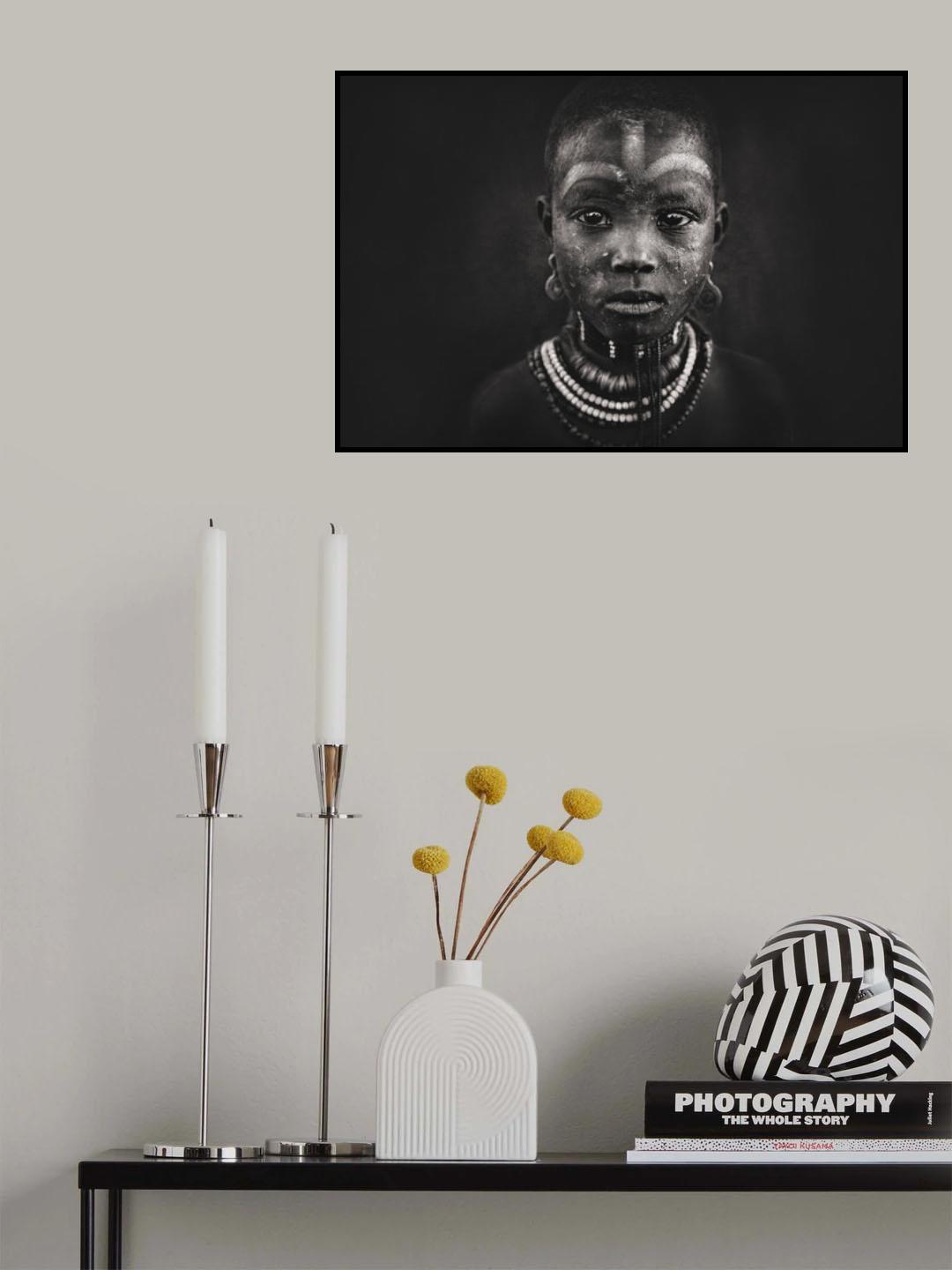 Arbore tribe girl Poster och Canvastavla