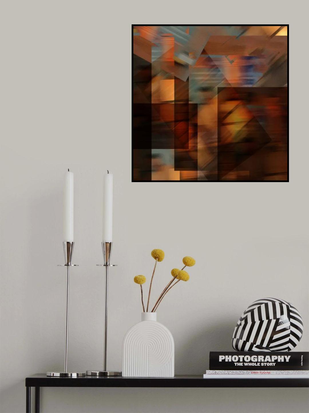 Abstract Poster och Canvastavla