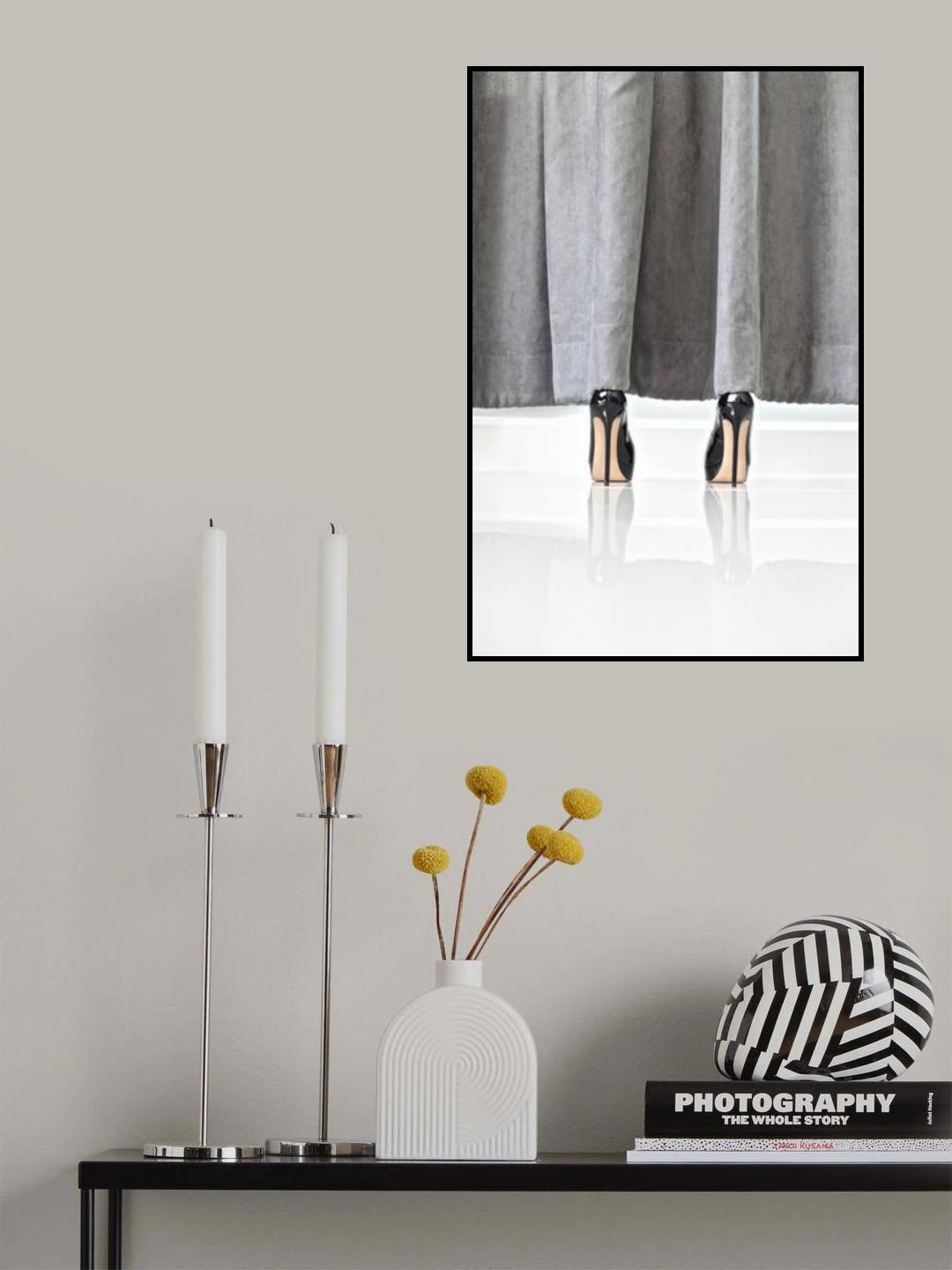 Behind the curtain Poster och Canvastavla