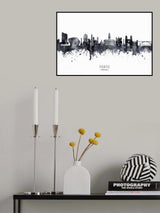 Porto Portugal Skyline Poster och Canvastavla