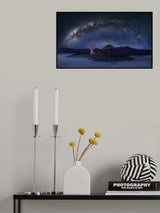 Bromo volcano Galaxy Poster och Canvastavla