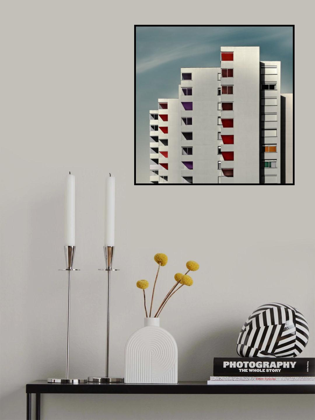 happy flats Poster och Canvastavla