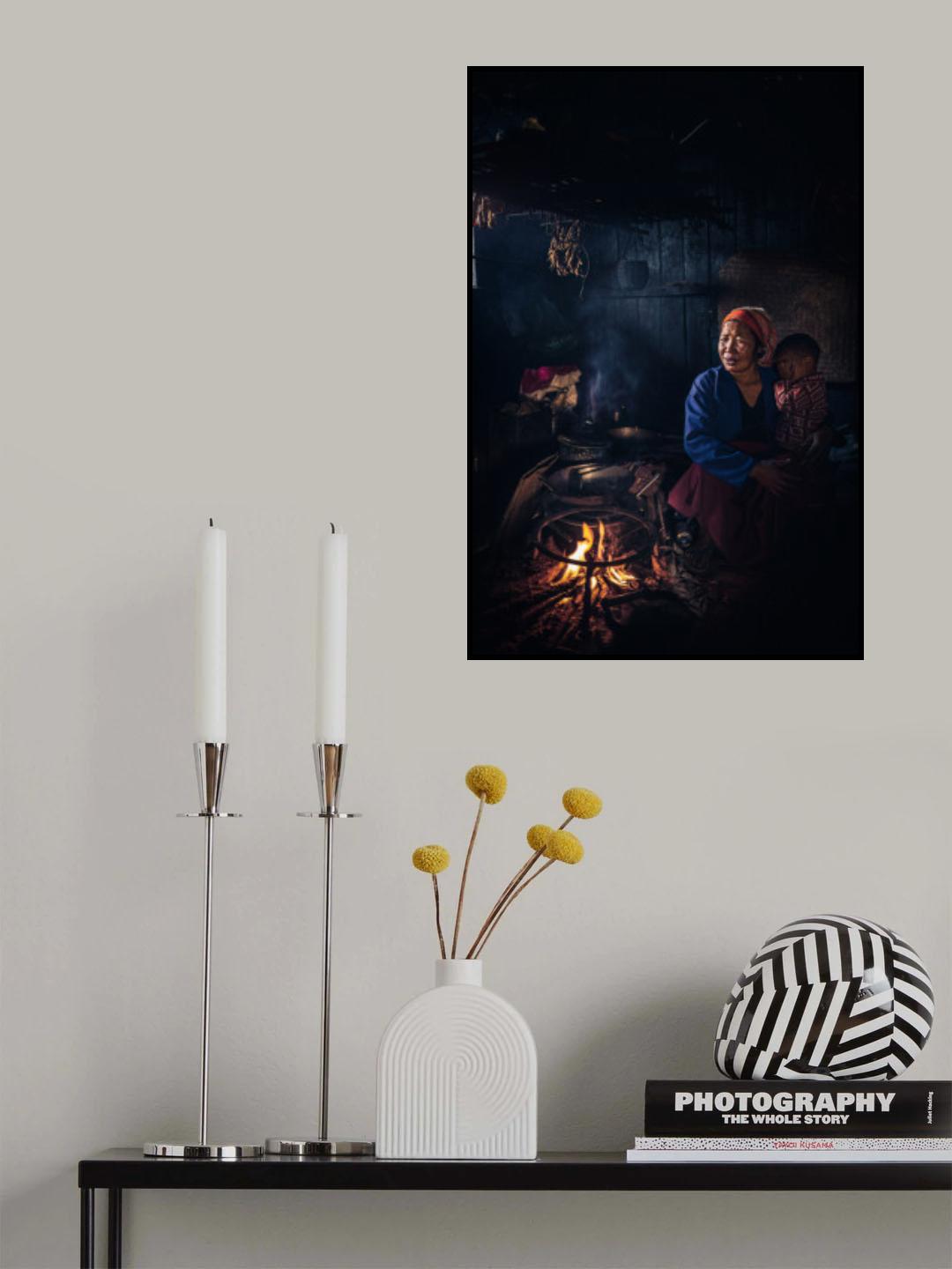 Golden triangle chitchen Poster och Canvastavla