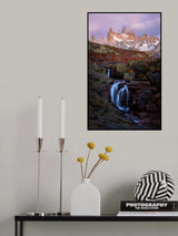 Fitz Roy and her Falls Poster och Canvastavla