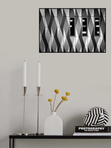 B&amp;W facade Poster och Canvastavla