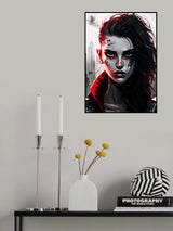 Girls Face Poster och Canvastavla