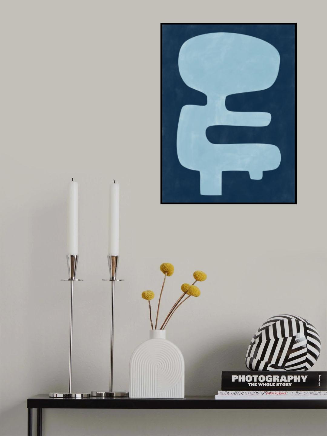 3x4 Aspectratiobluerust72 Poster och Canvastavla
